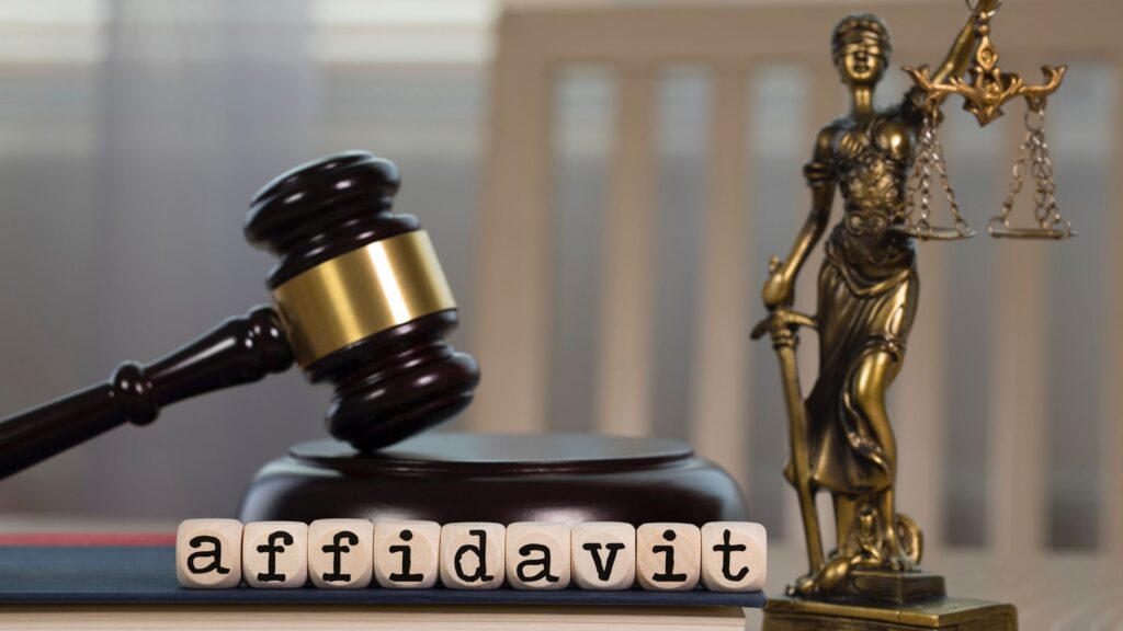 Certificate of Service VS. Affidavit of Mailing