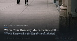 Driveway responsibility law